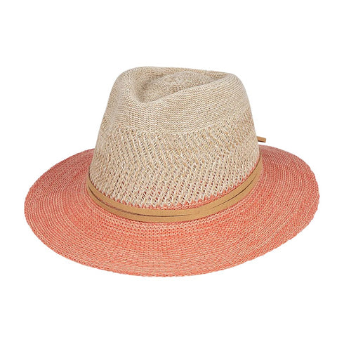 Kooringal Women's Safari Hat Josie in Sunset Coral, front