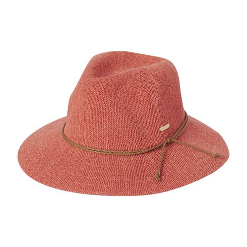 Kooringal Women's Safari Hat Sadie in Sunset Coral, front