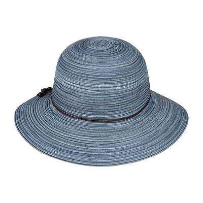 Kooringal Women's Short Brim Hat Sophia in Denim, front
