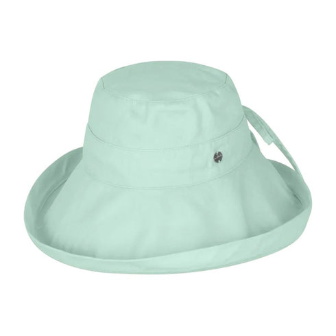 Kooringal Women's Upturn Hat Noosa Bay in Misty Jade, front