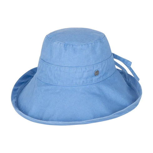 Kooringal Women's Upturn Hat Noosa Bay in Powder Blue, front