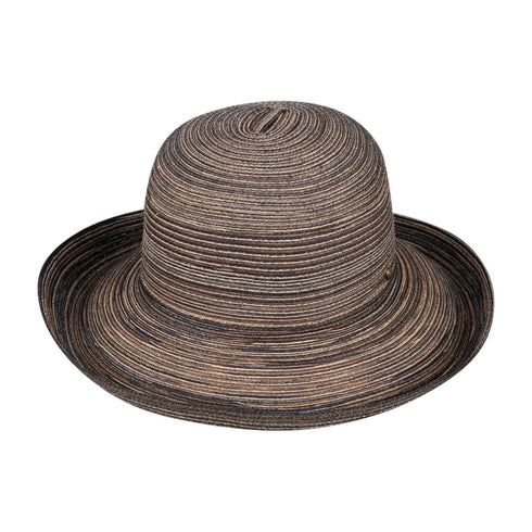Kooringal Women's Upturn Hat Sunrise in Chocolate, front