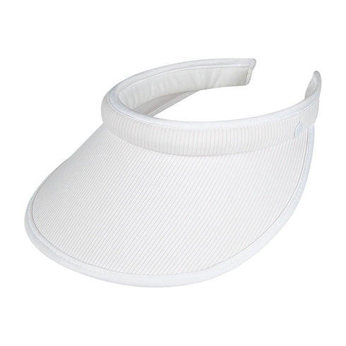 Kooringal Women's Visor Hat Elliston in White, front