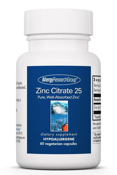 Image of Zinc Citrate 25 60caps