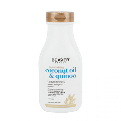 BEAVER Coconut Oil & Quinoa Conditioner 350ml-Matakana Pharmacy