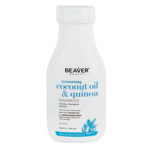 BEAVER Coconut Oil & Quinoa Shampoo 350ml-Matakana Pharmacy