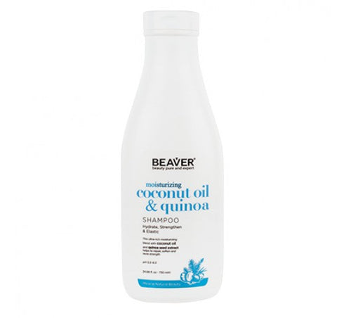 BEAVER Coconut Oil & Quinoa Shampoo 730ml-Matakana Pharmacy