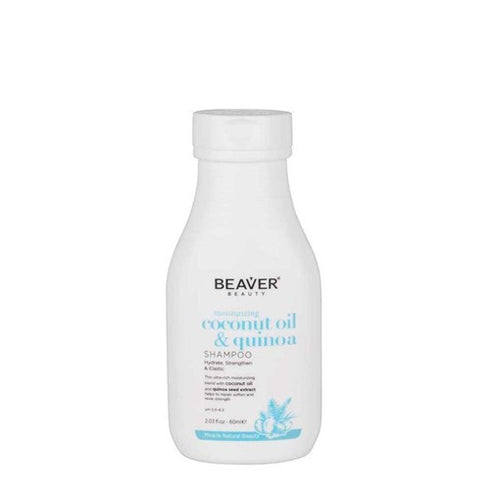 BEAVER Coconut Oil & Quinoa Shampoo Travel 60ml-Matakana Pharmacy