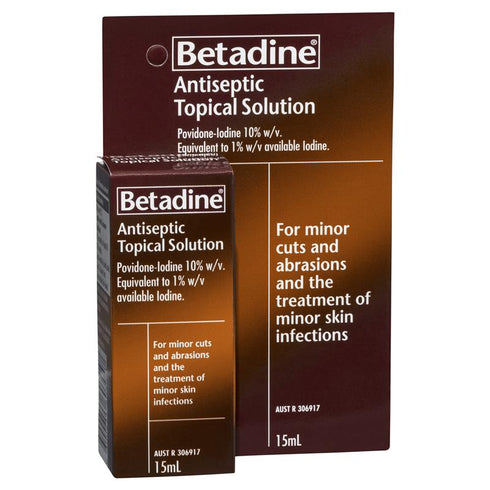 BETADINE Antiseptic Top. Sol. 15ml-Matakana Pharmacy