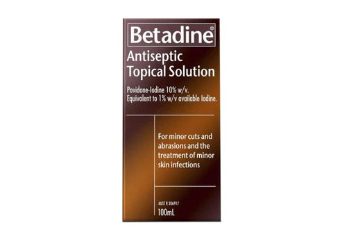 BETADINE Antiseptic Topical Solution 100ml-Matakana Pharmacy