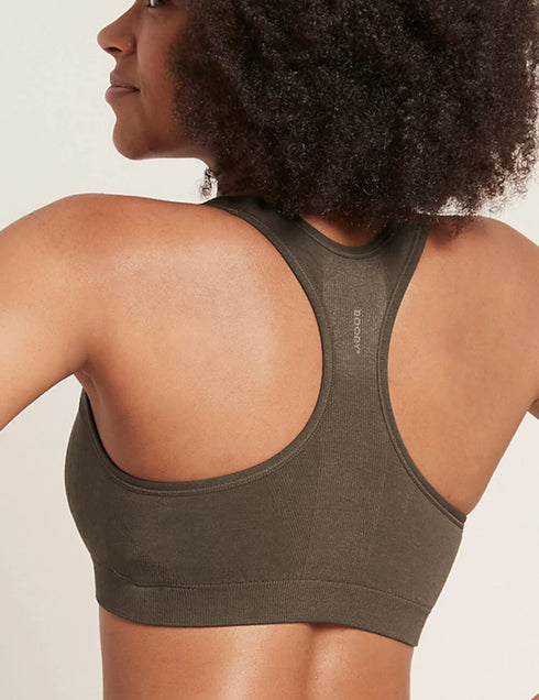 BOODY Active Racer Back Sports Bra Olive S-Matakana Pharmacy