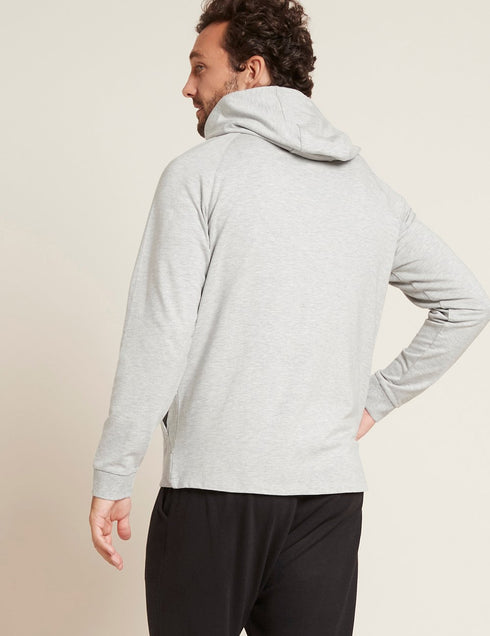 BOODY Mens Weekend Pullover Hoodie Grey Marle Medium-Matakana Pharmacy