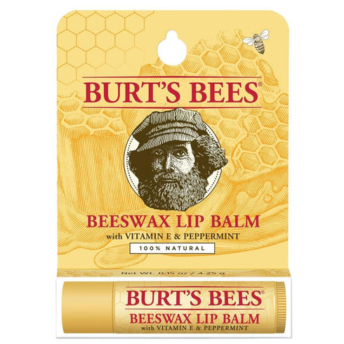 BURTS BEES Beeswax Lip Balm Tube 4.25g-Matakana Pharmacy