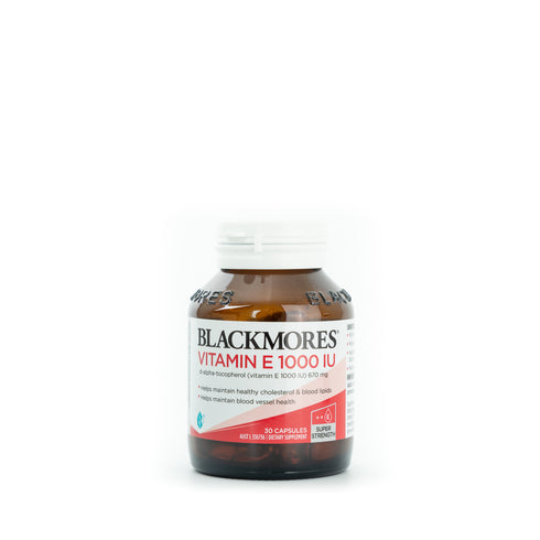 Blackmores Vitamin E 1000IU 30caps-Matakana Pharmacy