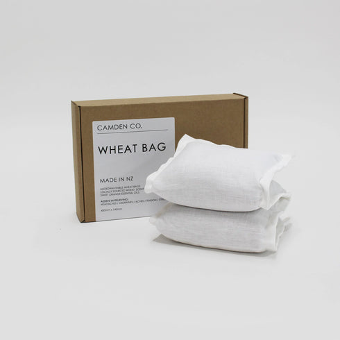 CAMDEN CO. Wheat Bag - Linen French White-Matakana Pharmacy