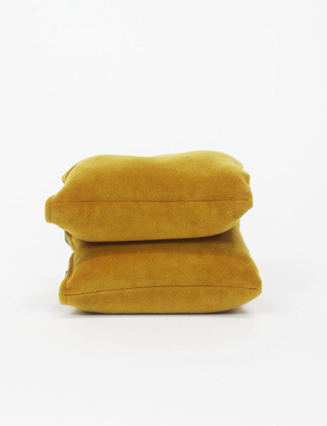 CAMDEN CO. Wheat Bag - Mustard Velvet-Matakana Pharmacy