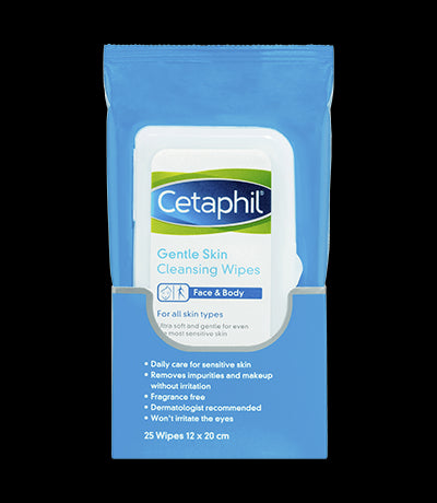 CETAPHIL Gentle Cl Cloths 25pk-Matakana Pharmacy