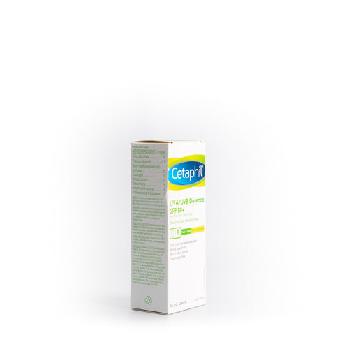 CETAPHIL UVA/UVB Defence SPF50+ 50ml-Matakana Pharmacy