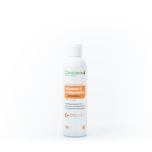 CLINICIANS Liposomal Vitamin C + Quercetin 180ml-Matakana Pharmacy