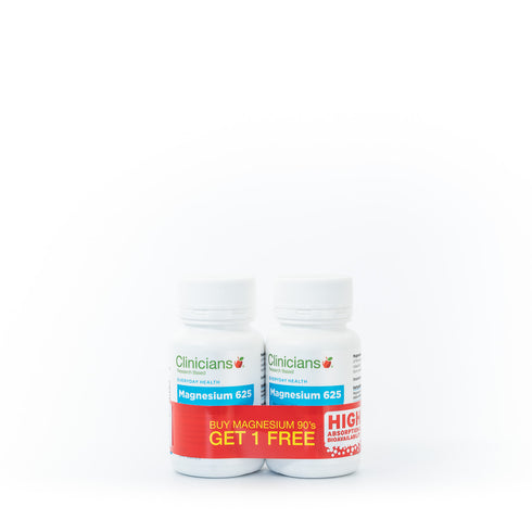 CLINICIANS Magnesium 90caps TWIN PACK (Buy 1 get 1 Free)-Matakana Pharmacy