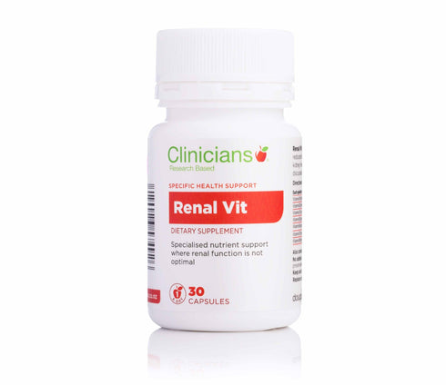 CLINICIANS Renal Vitamin 30caps-Matakana Pharmacy