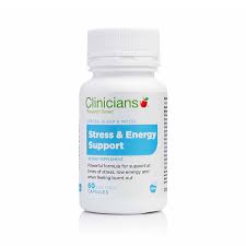 CLINICIANS Stress & Energy Support 60caps-Matakana Pharmacy