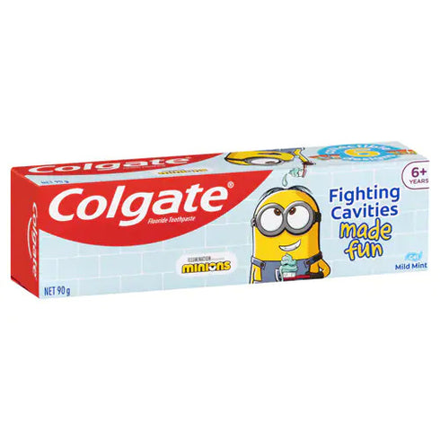 COLGATE Kids 6+ MildMint Minions 90g-Matakana Pharmacy