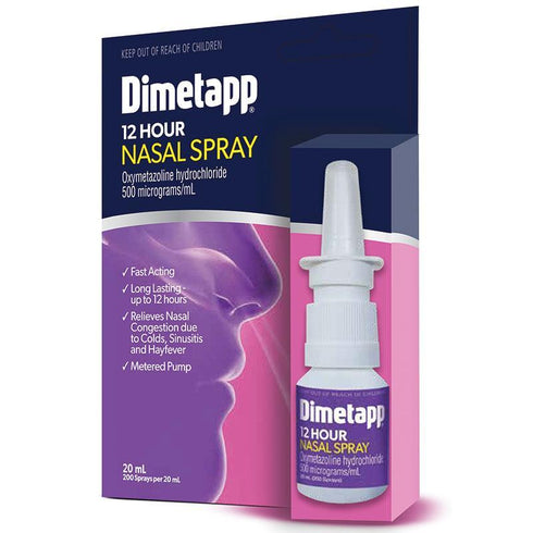 DIMETAPP 12Hr Nasal Spray 20ml-Matakana Pharmacy