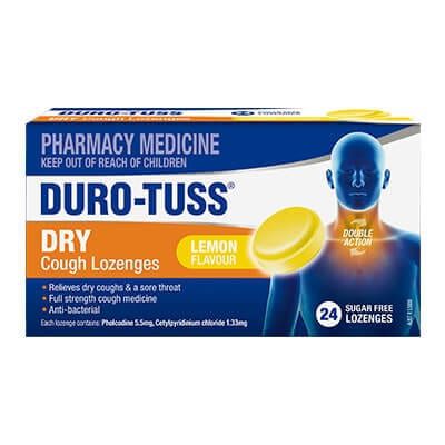 DURO-TUSS Lozenges Lemon 24-Matakana Pharmacy