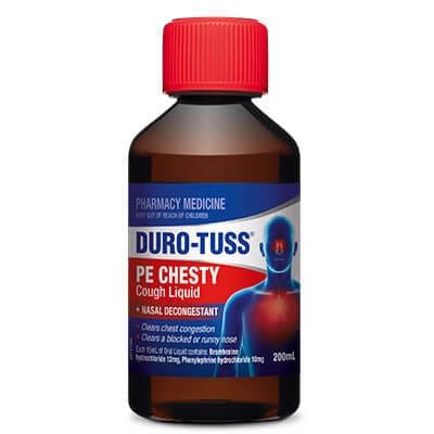 Duro-Tuss PE Chesty Cough Liq 200ml-Matakana Pharmacy