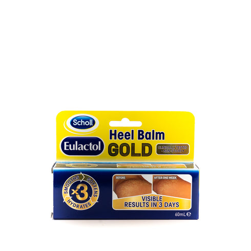 SCHOLL Eulactol Heel Balm Gold 60ml-Matakana Pharmacy