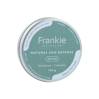 Natural Sun Defence SPF40 120g | Frankie Apothecary-Frankie Apothecary-Matakana Pharmacy