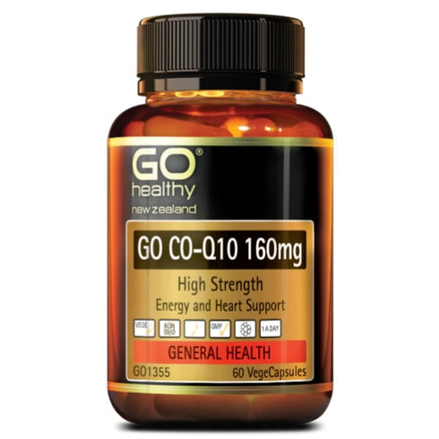 GO HEALTHY CoQ10 160mg 60vegecaps-Matakana Pharmacy