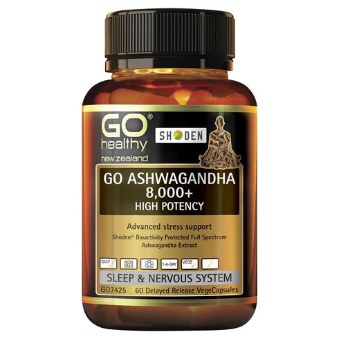 GO Ashwagandha 8000 + vCaps 60s-Matakana Pharmacy