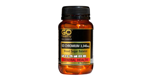 GO HEALTHY Chromium 3340mcg 60VegeCaps-Matakana Pharmacy