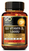 GO HEALTHY Vitamin D3 1000IU 90vcaps-Matakana Pharmacy
