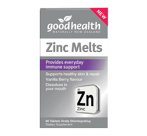 GOODHEALTH Zinc Melts 60tabs-Matakana Pharmacy