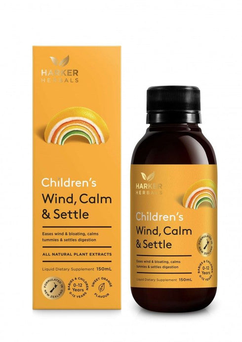 HARKER HERBALS Children Wind Calm & Settle 150ml-Matakana Pharmacy