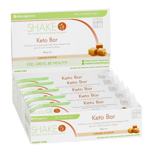 METAGENICS Keto Bar Caramel 60g bar-Matakana Pharmacy
