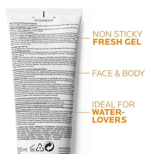 LA ROCHE-POSAY Anthelios Wet Skin SPF50+ 250ml-Matakana Pharmacy