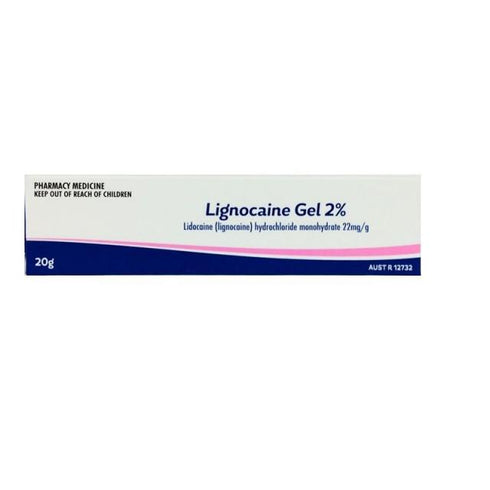 Lignocaine Anesthetic 2% Gel 20g-Matakana Pharmacy