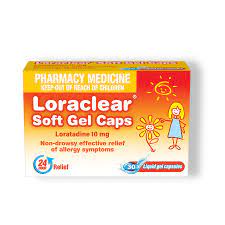 LORACLEAR 10mg Soft Gel Caps 30s-Matakana Pharmacy