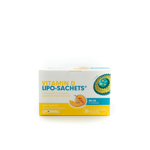 Lipo-Sachets Vitamin D Melon 30sachets-Matakana Pharmacy
