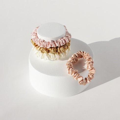 ADORN by MAE. Elastics Slim Scrunchies Nudes-Matakana Pharmacy