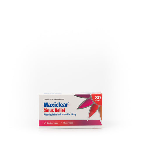 MAXICLEAR Sinus Relief Tab 30s-Matakana Pharmacy