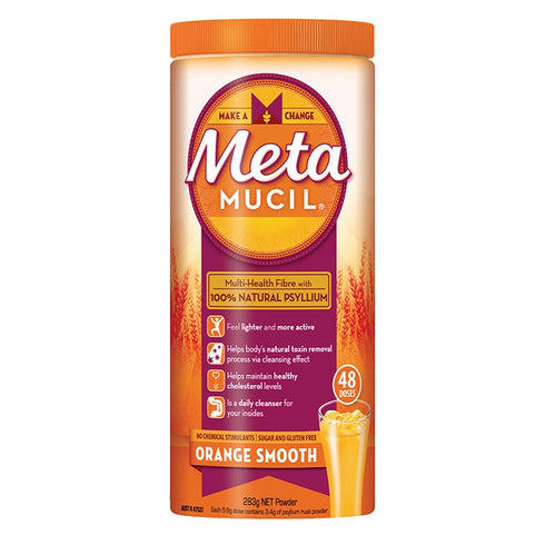 METAMUCIL Smooth Orange 48 Doses-Matakana Pharmacy