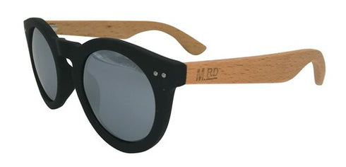 Moana Sunnies - Ingrid Bergman Black wood arms-Matakana Pharmacy