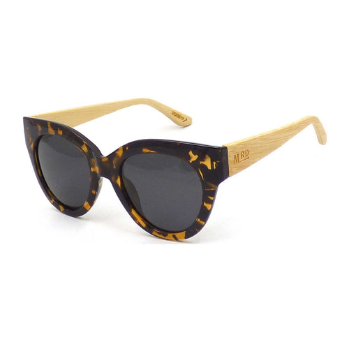 Moana Sunnies - Ingrid Bergman Tortoiseshell Wood Arms-Matakana Pharmacy