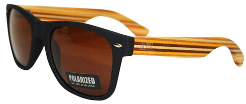 Moana Sunnies Blk w/striped arms-Matakana Pharmacy