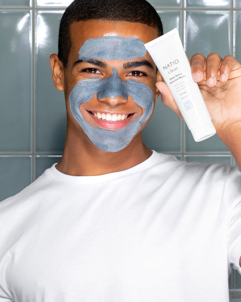 NATIO Clear Deep Detox Charcoal Mask 100g-Matakana Pharmacy